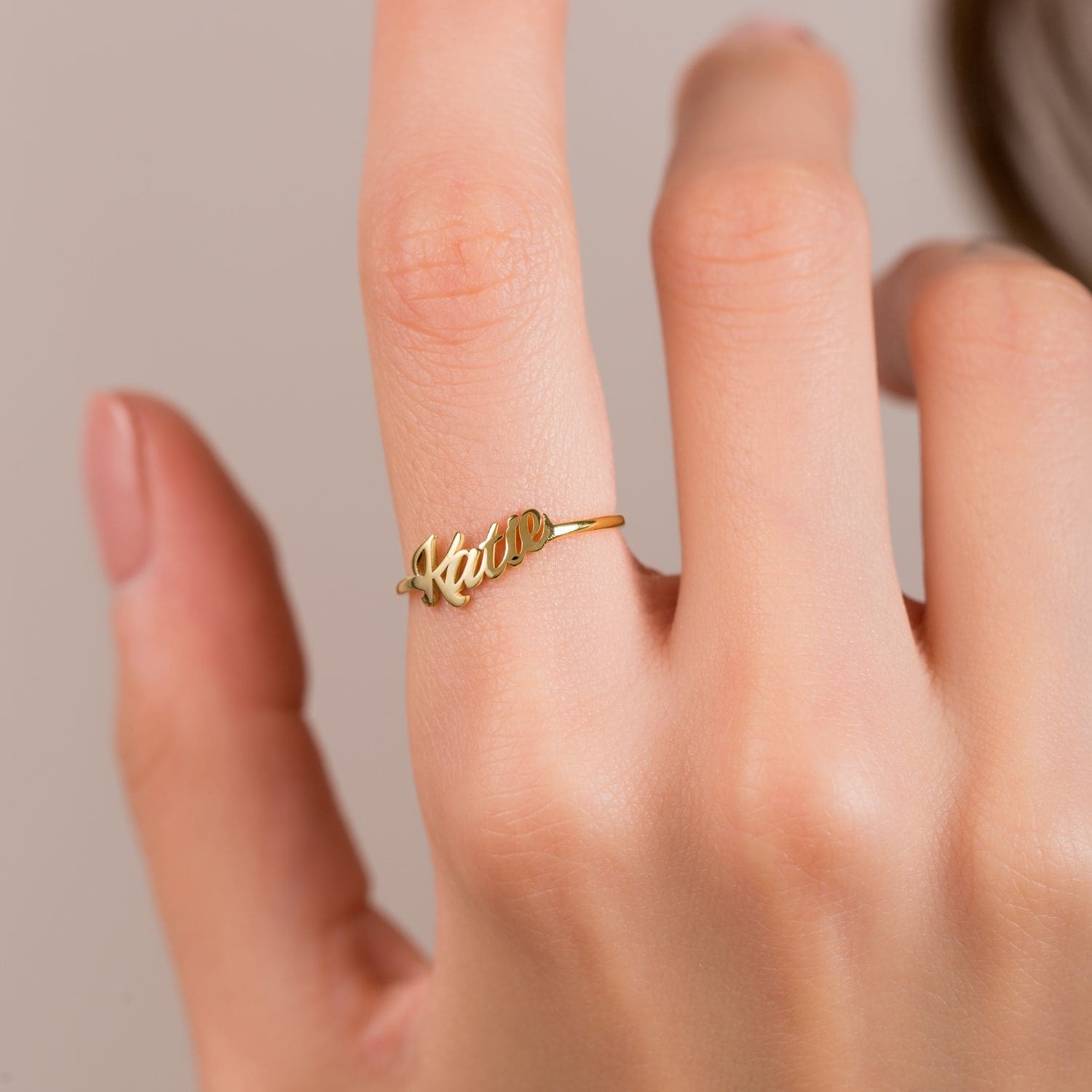 Sterling Silver Name Ring Silver