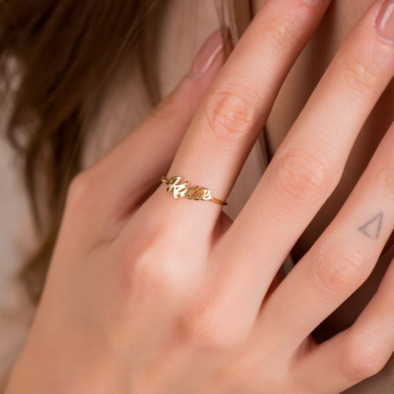 Sterling Silver Name Ring Silver