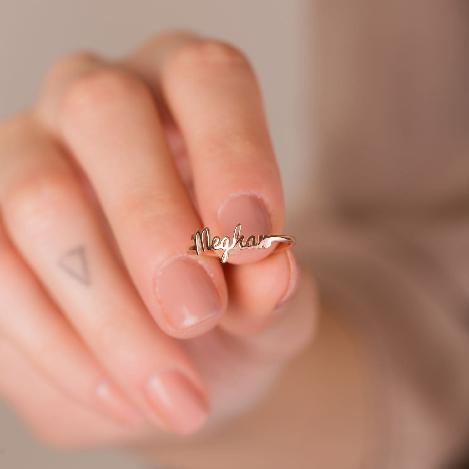 Sterling Silver Name Ring Silver