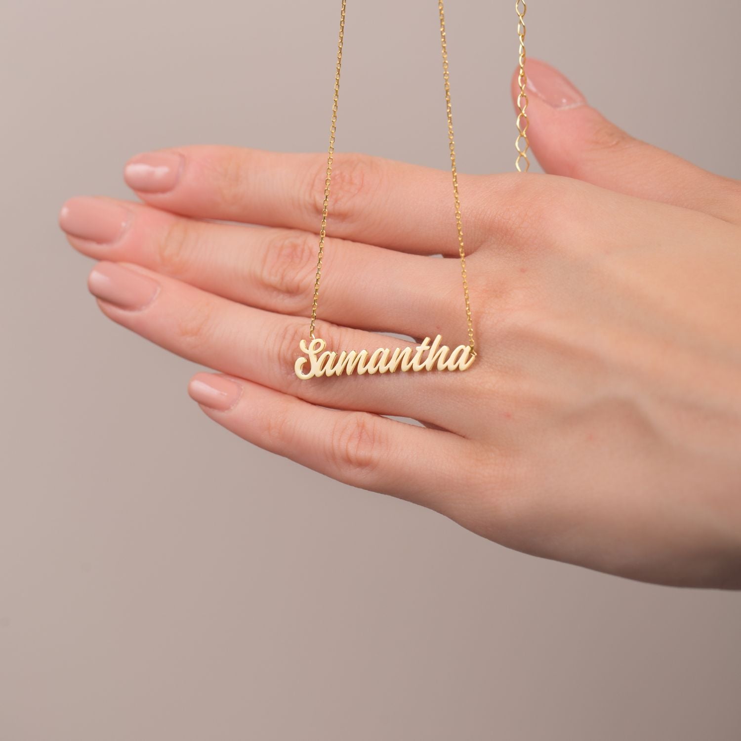 Personalised Handmade Silver Name Necklace-Silver by Swan