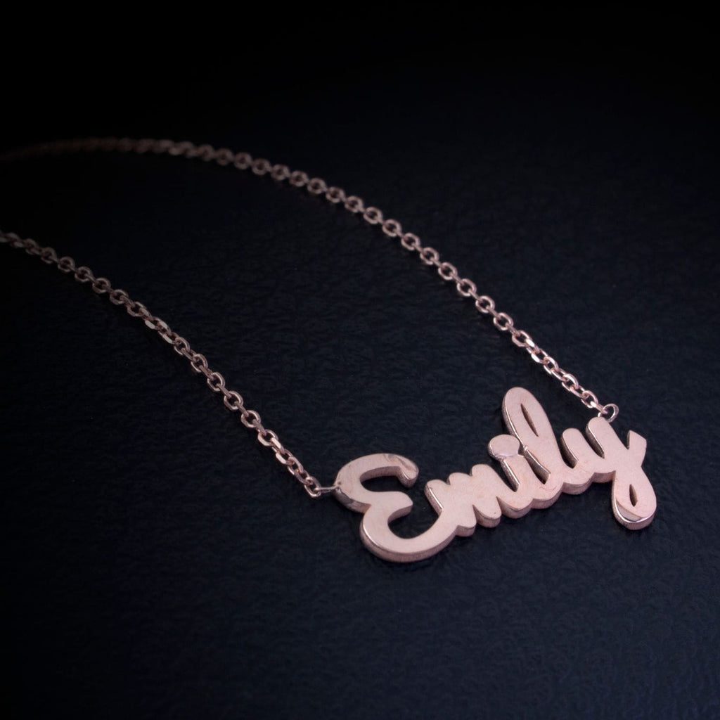 Name Necklace Gold