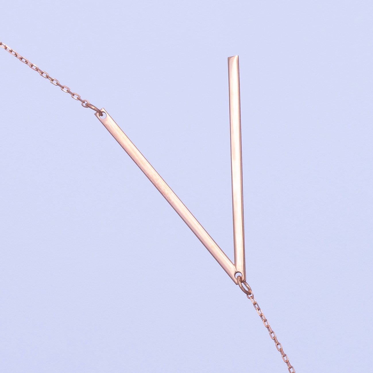 Alexis Rose Large Initial Necklace - SilverbySwan