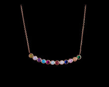 Family Birthstones Necklace - SilverbySwan