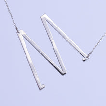 Giant Initials Necklace - SilverbySwan