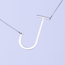 Giant Initials Necklace - SilverbySwan