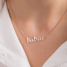 Gold Name Necklace - SilverbySwan