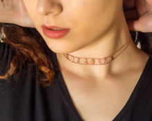 Gothic Choker, Name Necklace - SilverbySwan