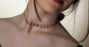 Gothic Choker, Name Necklace - SilverbySwan