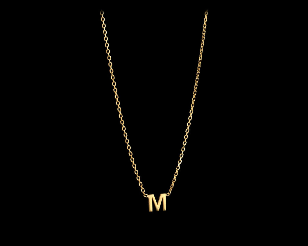 Meghan Markle Initial Necklace - SilverbySwan