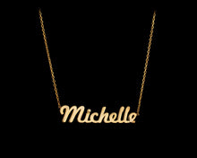 Name Necklace Gold - SilverbySwan