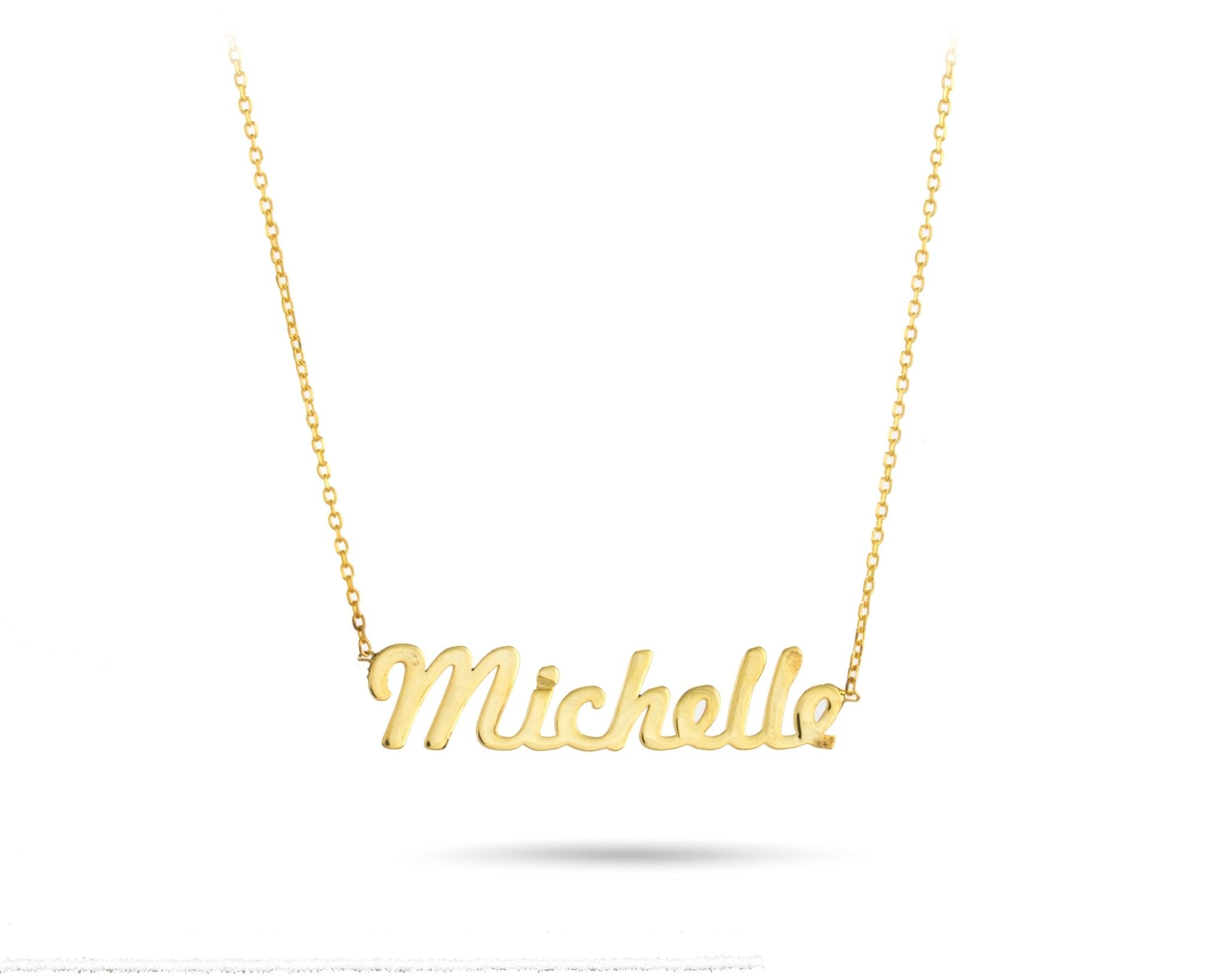 Name Necklace Gold - SilverbySwan