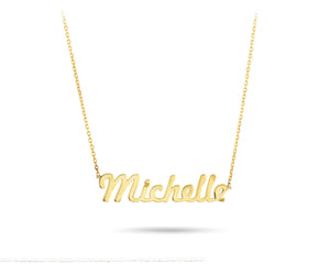 Name Necklace Gold - SilverbySwan