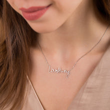 Personalise Actual Handwriting Necklace - SilverbySwan