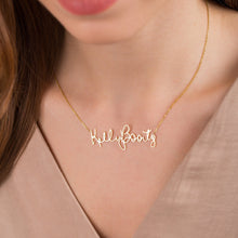 Personalise Actual Handwriting Necklace - SilverbySwan